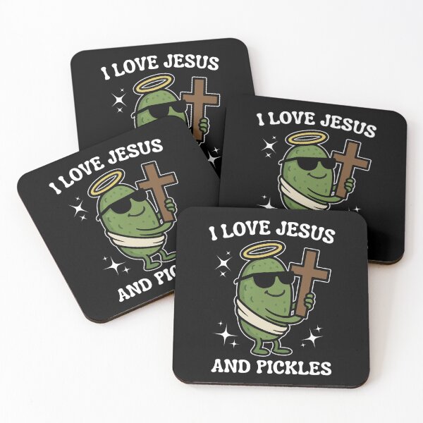 Item preview, I Love Jesus And Pickles Religious designed and sold by macciodesigns.