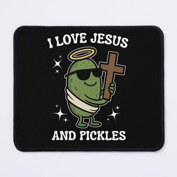 Item preview, I Love Jesus And Pickles Religious designed and sold by macciodesigns.