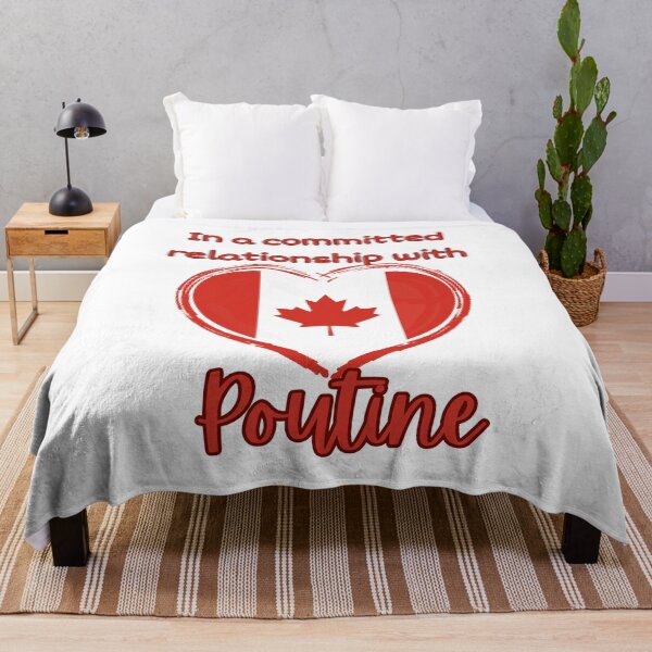 Item preview, In a Committed Relationship with Poutine – Funny Canadian Food Design designed and sold by BlesstB.