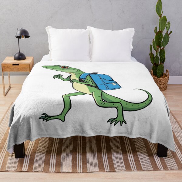 Item preview, A lizard, carrying a schoolbag to school designed and sold by DOG DESIGN.