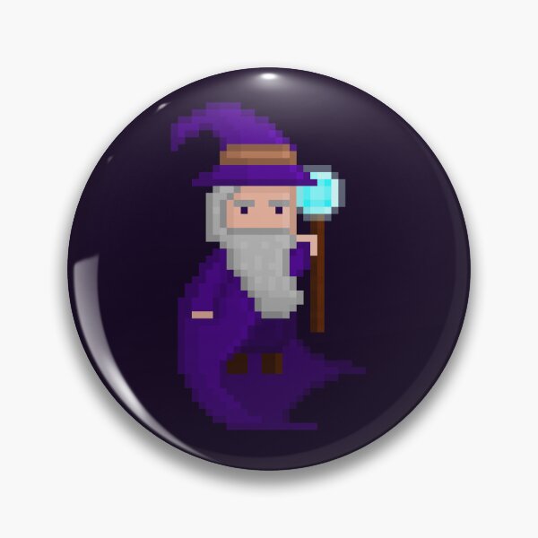 Item preview, Pixel Art Grumpy Wizard designed and sold by Dugolivia.