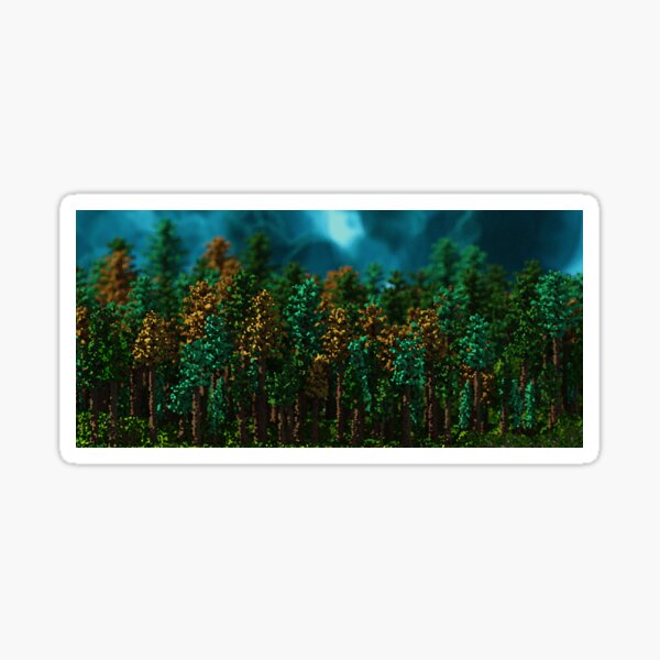 Item preview, Old Growth ( Voxel Trees - Painting 2 ) Day designed and sold by PotatoVonEpicus.