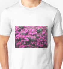 Pink Flower Bush Unisex T-Shirt