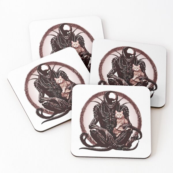 Item preview, Xenomorph and a cat - Xenomorph designed and sold by Span-Le.