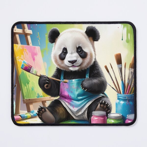 Item preview, Panda the Painter- Messy Paws colrfull illustration designed and sold by FilMate.