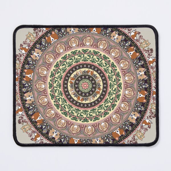 Item preview, Corgi Yoga Medallion designed and sold by Huebucket.
