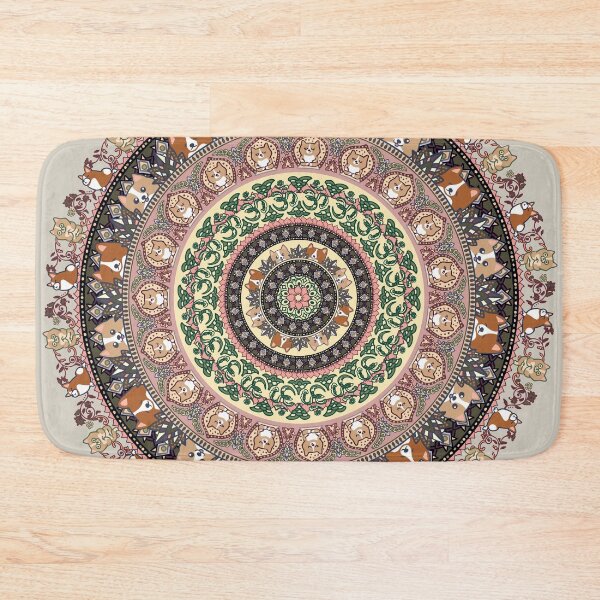 Item preview, Corgi Yoga Medallion  designed and sold by Huebucket.