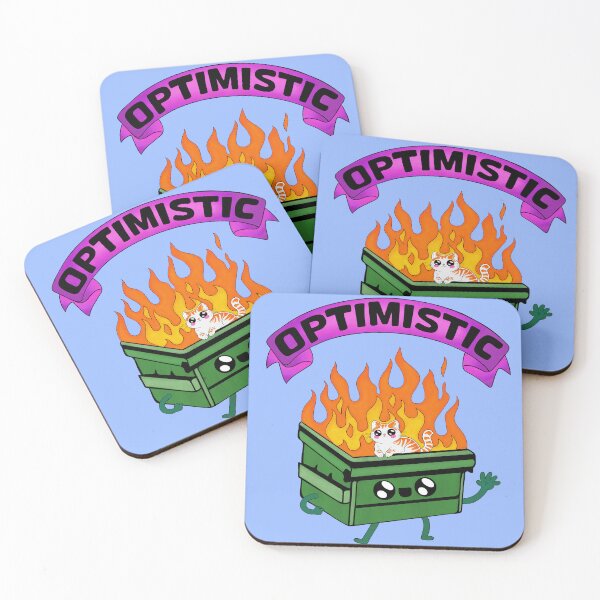 Item preview, Optimistic Dumpster Fire  designed and sold by EggoNuggieCombo.