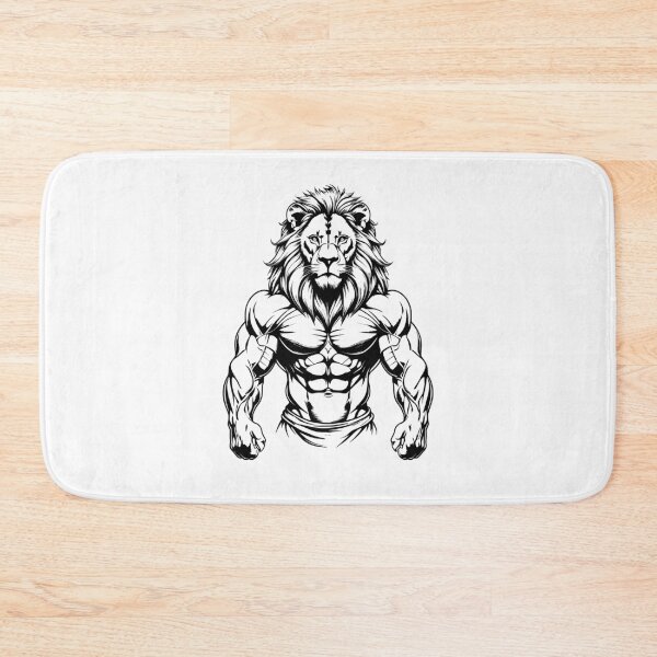 Item preview, Muscular lion designed and sold by Muskeltiere.