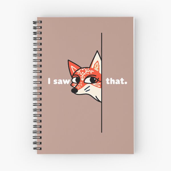 Item preview, I Saw That Nosey Fox - Curious Scandinavian Folk Art by heidiannemorris © designed and sold by FOLK ART FUSION.