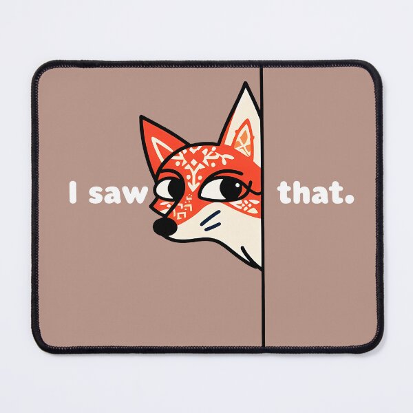 Item preview, I Saw That Nosey Fox - Curious Scandinavian Folk Art by heidiannemorris © designed and sold by FOLK ART FUSION by heidiannemorris.