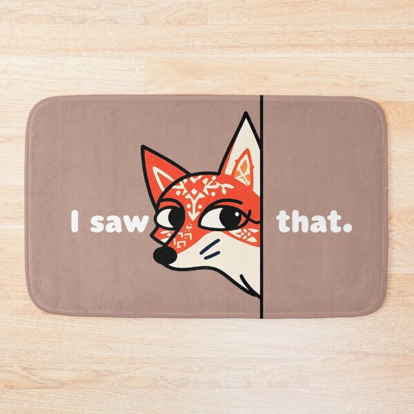 Item preview, I Saw That Nosey Fox - Curious Scandinavian Folk Art by heidiannemorris © designed and sold by FOLK ART FUSION by heidiannemorris.