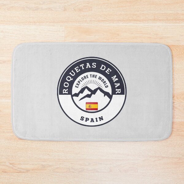 Item preview, Roquetas de Mar Spain Black and White Crest designed and sold by World Designs.