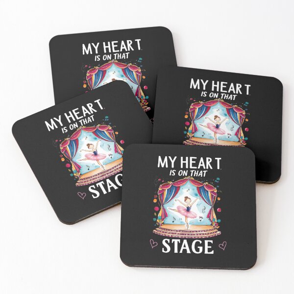Item preview, Funny Dance Mum Ballet My Heart is On That Stage Dance Recital Mother’s Day  designed and sold by Zayavca.