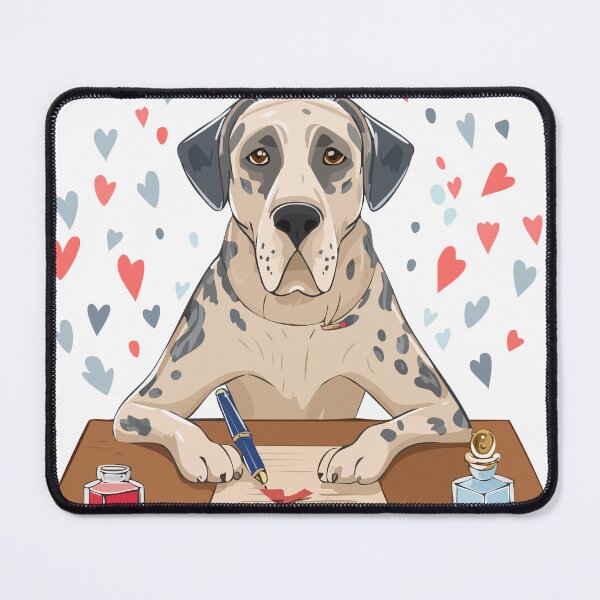 Item preview, Writing Great Dane designed and sold by Doggenhaus.