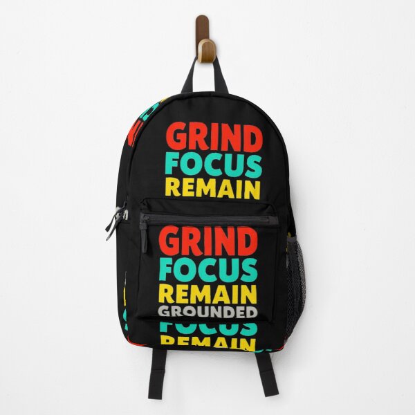 Item preview, Motivational Cultural Mindset GRIND FOCUS REMAIN GROUNDED! designed and sold by Giulivo Store Graphic.