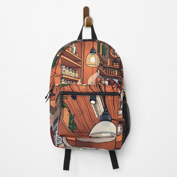 Item preview, Lush 3D Render of a Cheerful Hand-Drawn Style Coffee Shop Interior with Steaming Mugs and Cozy Atmosphere designed and sold by Jayara [Born To Reign].