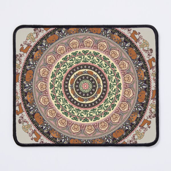 Item preview, Dachshund Yoga Medallion  designed and sold by Huebucket.