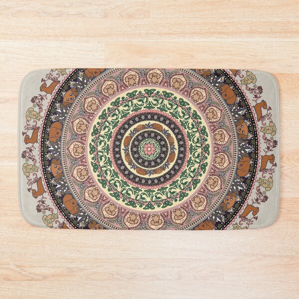 Item preview, Dachshund Yoga Medallion  designed and sold by Huebucket.