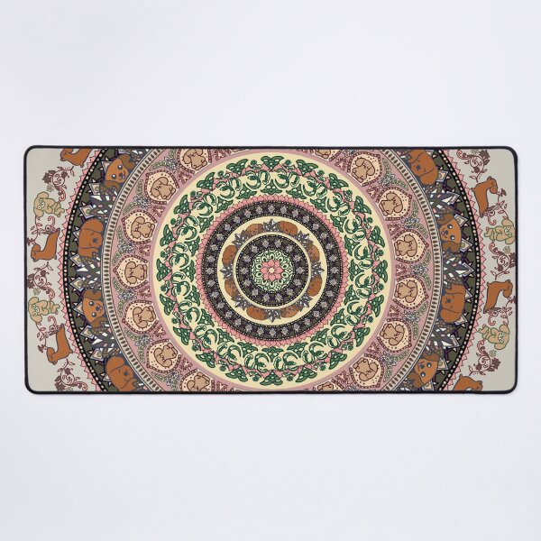 Item preview, Dachshund Yoga Medallion  designed and sold by Huebucket.
