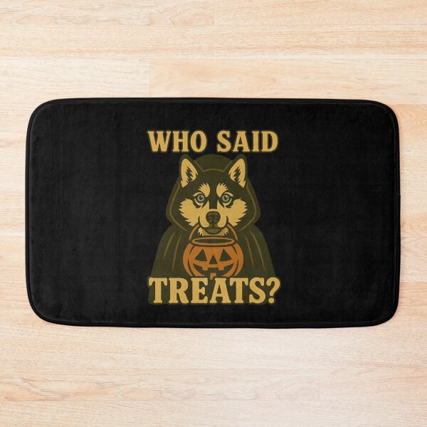Item preview, Alaskan Klee Kai Halloween Who Said Treats Pumpkin Witch Costume Mom Dad Kids designed and sold by FurryHavenPH.