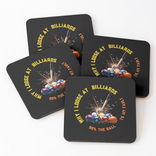 Item preview, Funny Quote Adult Humor Why I Loose at Billiards Funny Player designed and sold by Zayavca.