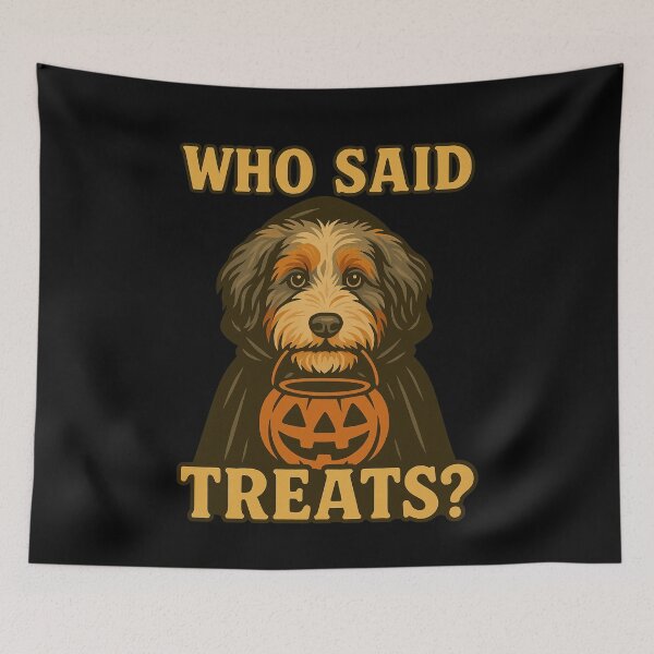 Artikelvorschau, Aussidoodle Halloween Who Said Treats Kürbis Hexenkostüm Mama Papa Kinder entworfen und verkauft von FurryHavenPH.