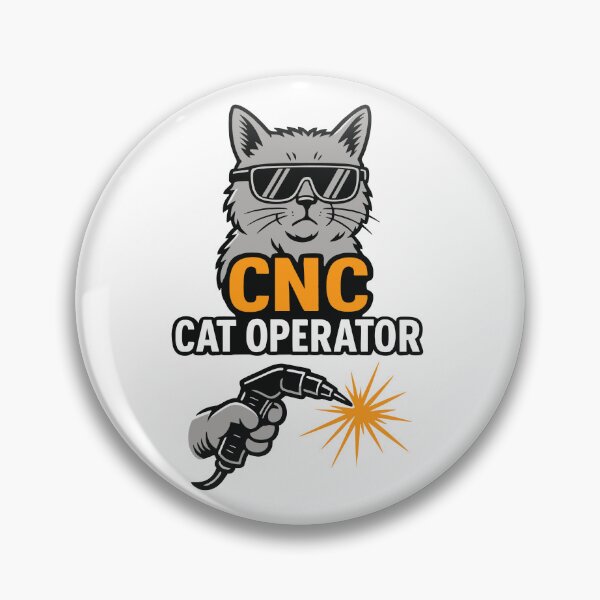 Item preview, CNC Cat Operator – Funny Welding Cat Machinist Design designed and sold by Nick29S.