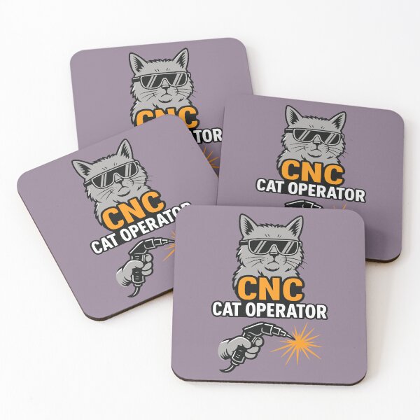 Artikelvorschau, CNC-Katzenbediener – Lustiges Design für Schweißer-Katzenmaschinisten entworfen und verkauft von Nick29S.