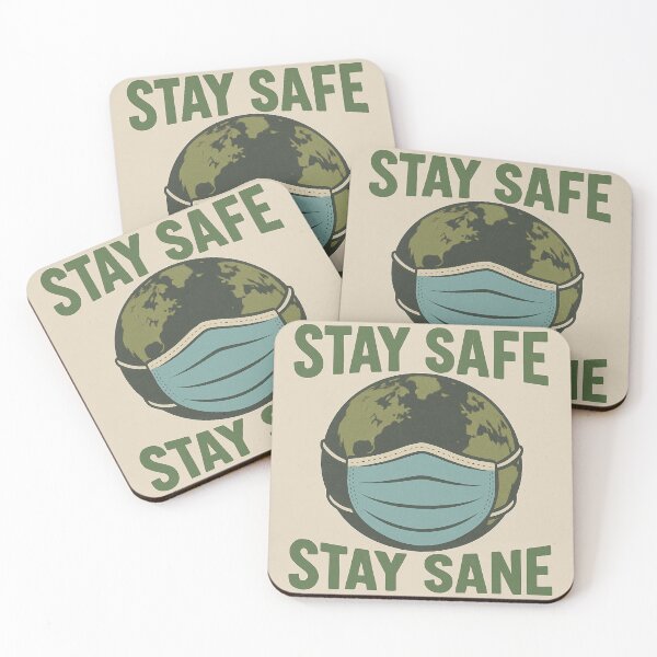 Item preview, Stay Safe, Stay Sane - Global Health Awareness Design  designed and sold by Amelia Design.