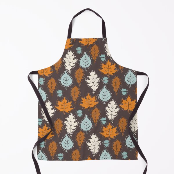 Item preview, Linocut Fall Leaves-2 designed and sold by Farissa Designs.