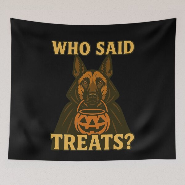 Item preview, Belgian Malinois Halloween Who Said Treats Pumpkin Witch Costume Mom Dad Kids designed and sold by FurryHavenPH.