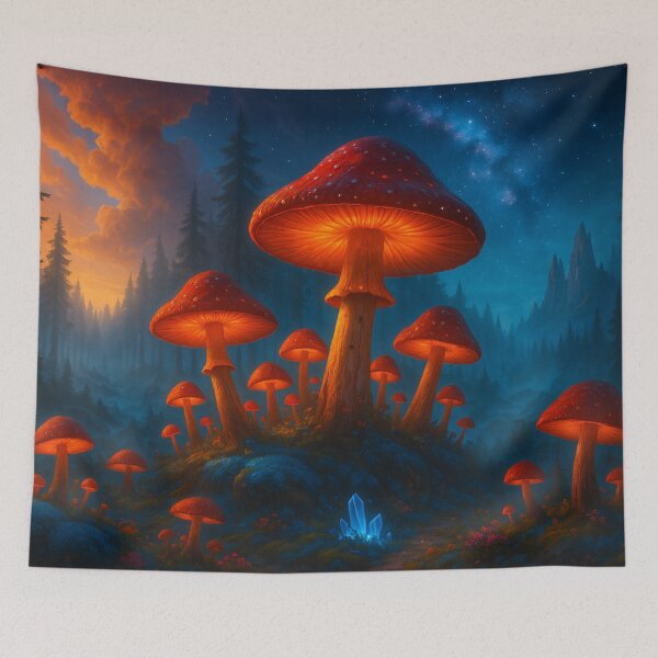 Item preview, Mystic Mushroom Dreamscape designed and sold by Linda Roisum.