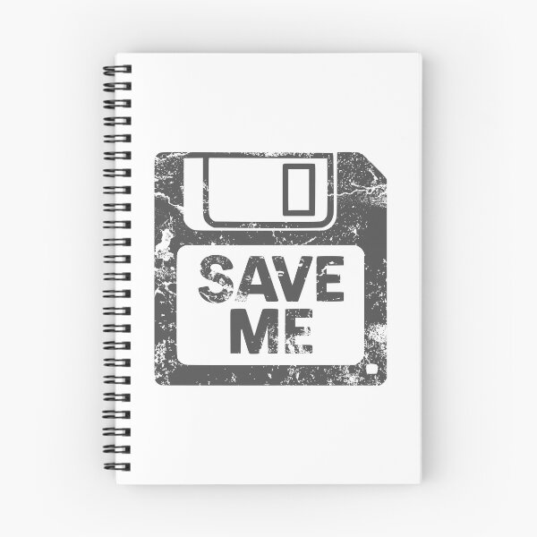 Item preview, Save Me – retro floppy disk with message designed and sold by nkhookysun.