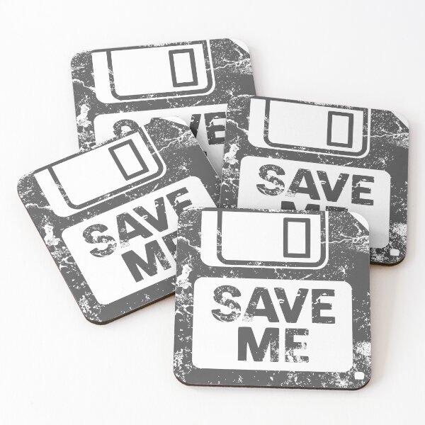 Item preview, Save Me – retro floppy disk with message designed and sold by nkhookysun.
