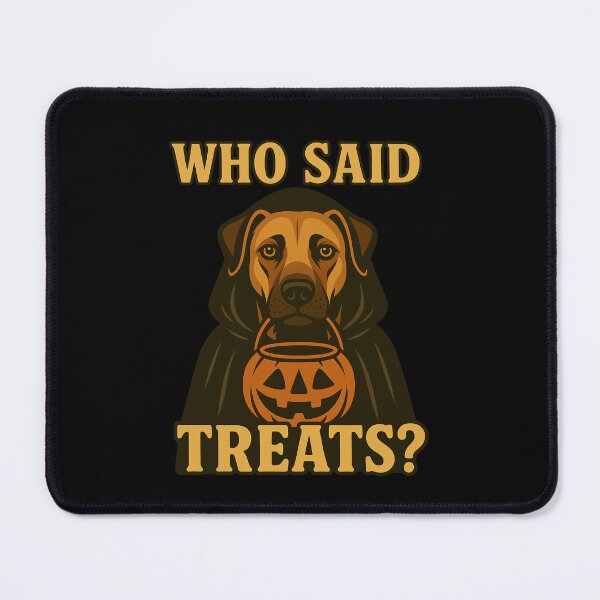 Item preview, Black Mouth Cur Halloween Who Said Treats Pumpkin Witch Costume Mom Dad Kids designed and sold by FurryHavenPH.
