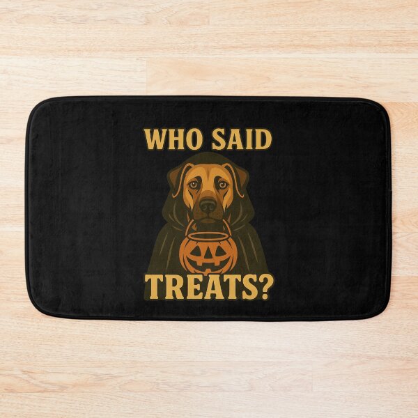 Artikelvorschau, Black Mouth Cur Halloween Who Said Treats Kürbis Hexe Kostüm Mama Papa Kinder entworfen und verkauft von FurryHavenPH.