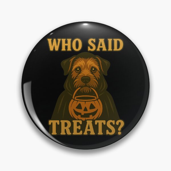 Item preview, Border Terrier Halloween Who Said Treats Pumpkin Witch Costume Mom Dad Kids designed and sold by FurryHavenPH.