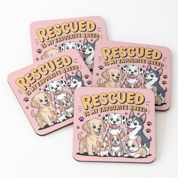 Item preview, Rescue Is My Favourite Breed | T-Shirt designed and sold by NicolasGlowArt.