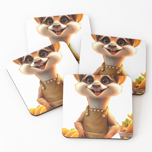 Item preview, Adorable Meerkat Taquero | Funny Foodie Animal | Taco Tuesday Design designed and sold by BGM by AI.