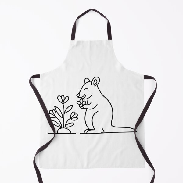 Item preview, Illustration of a quokka sitting under a small bush, nibbling a flower designed and sold by rasagamastore.