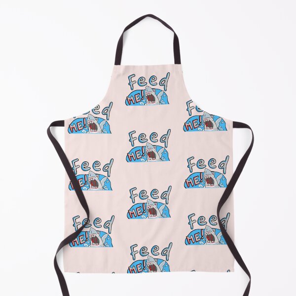 Item preview, Funny hungry Shark screaming feed me! designed and sold by CoolQueenKitty_Studios.