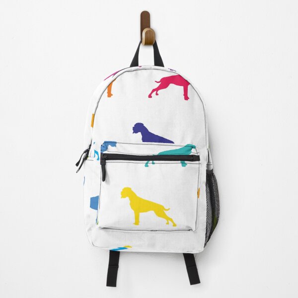 Item preview, Boxer dogs rainbow silhouette designed and sold by Doggenhaus.