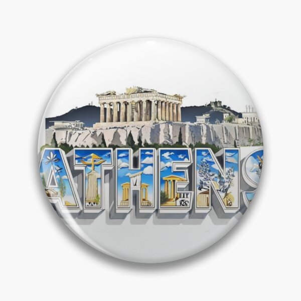Item preview, Ancient Athens Pop Art Sticker designed and sold by Imaginarium of Chaos falcon88 .