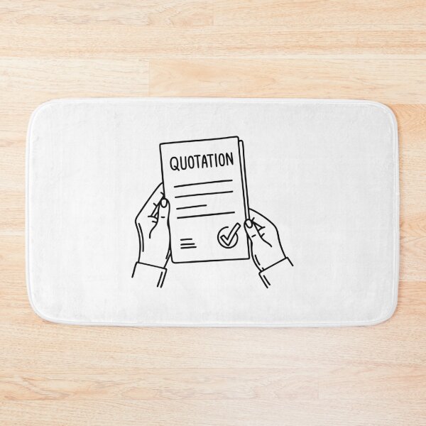 Item preview, Illustration of a clipboard showing a quotation document with figures and a signature line designed and sold by rasagamastore.