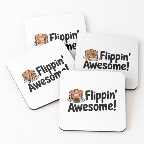 Item preview, Flippin' Awesome! Cute Pancake Pun designed and sold by PMCreative.