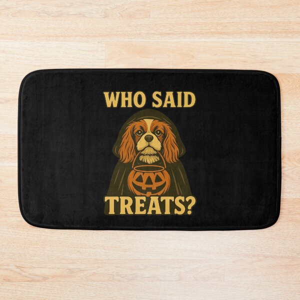 Item preview, Cavalier King Charles Halloween Who Said Treats Pumpkin Witch Costume Mom Dad Kids designed and sold by FurryHavenPH.