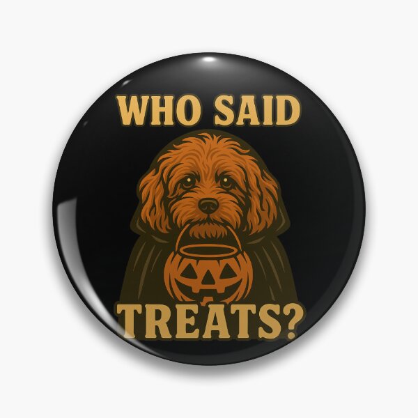 Item preview, Cavapoo Halloween Who Said Treats Pumpkin Witch Costume Mom Dad Kids designed and sold by FurryHavenPH.