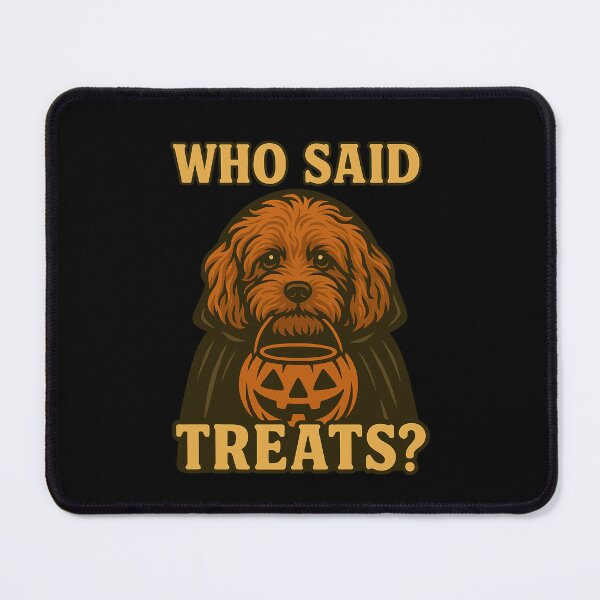 Item preview, Cavapoo Halloween Who Said Treats Pumpkin Witch Costume Mom Dad Kids designed and sold by FurryHavenPH.