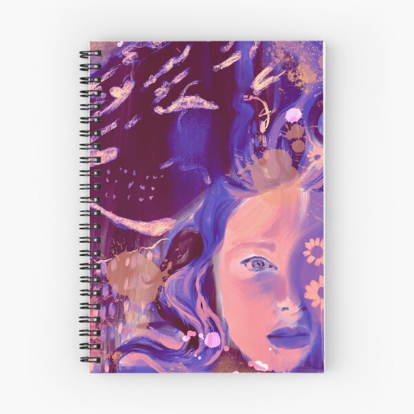 Item preview, Lion and Woman Abstract Portrait with Daisies designed and sold by kristanbilling.